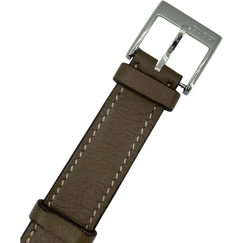 グッチ GUCCI Gラウンド 101L シルバー SS クオーツ ユニセックス 腕時計