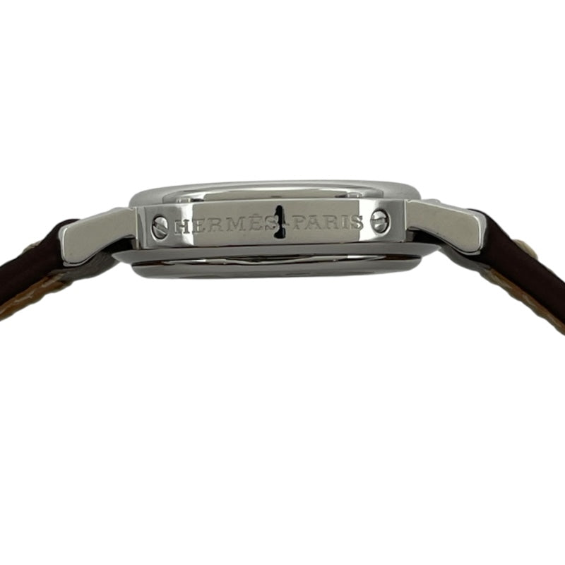エルメス HERMES クリッパー CL4.210 ホワイト SS クオーツ レディース 腕時計