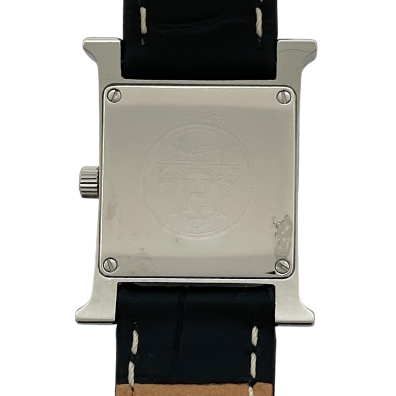 エルメス HERMES Hウォッチ HH1.210 アイボリー SS クオーツ レディース 腕時計