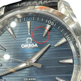 オメガ OMEGA シーマスターアクアテラ150M コーアクシャル マスタークロノメーター 220.13.41.21.03.001 ネイビー SS メンズ 腕時計