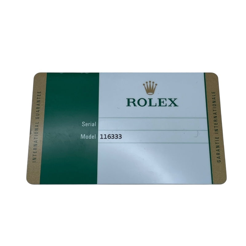 ロレックス ROLEX デイトジャスト2 116333G ゴールド K18/SS メンズ 腕時計