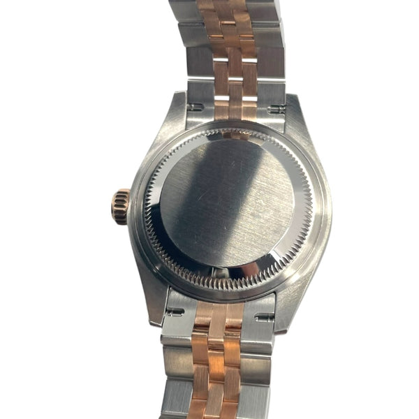 ロレックス ROLEX デイトジャスト28 オーベルジーヌ 279171G K18PG/SS レディース 腕時計