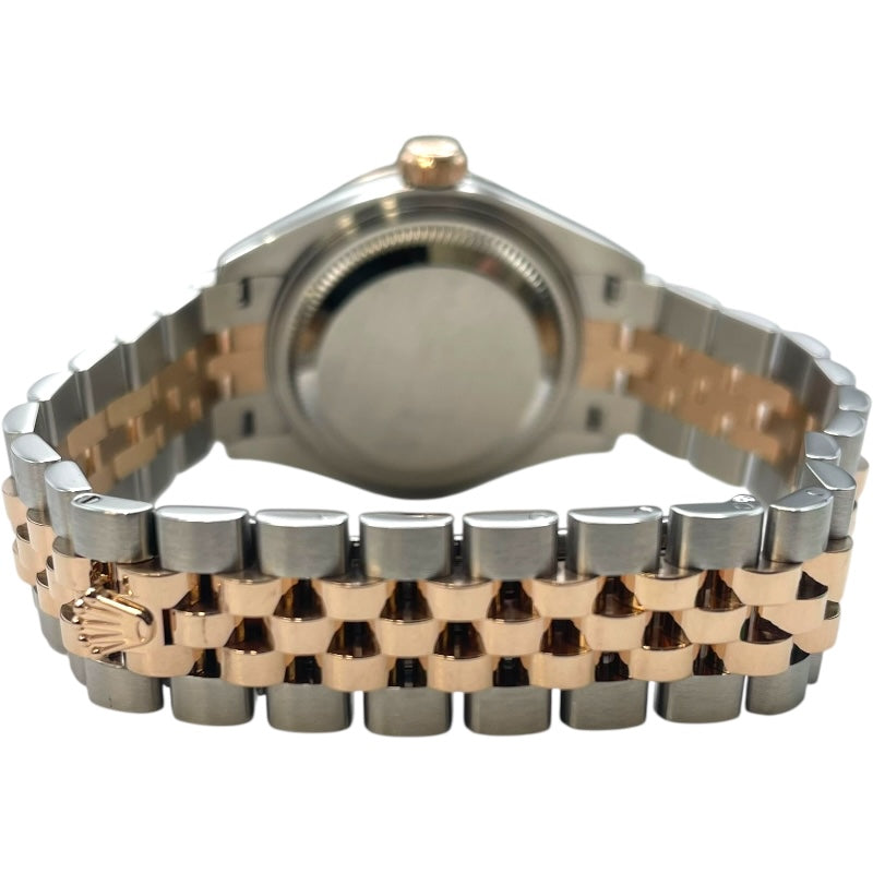 ロレックス ROLEX デイトジャスト28 オーベルジーヌ 279171G K18PG/SS レディース 腕時計