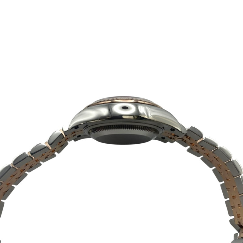 ロレックス ROLEX デイトジャスト28 オーベルジーヌ 279171G K18PG/SS レディース 腕時計