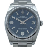 ロレックス ROLEX オイスターパーペチュアル36 116000 ブルー SS メンズ 腕時計