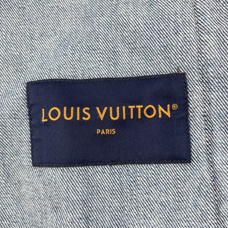 ルイ・ヴィトン LOUIS VUITTON デニムジャケット ブルー コットン レディース デニムジャケット