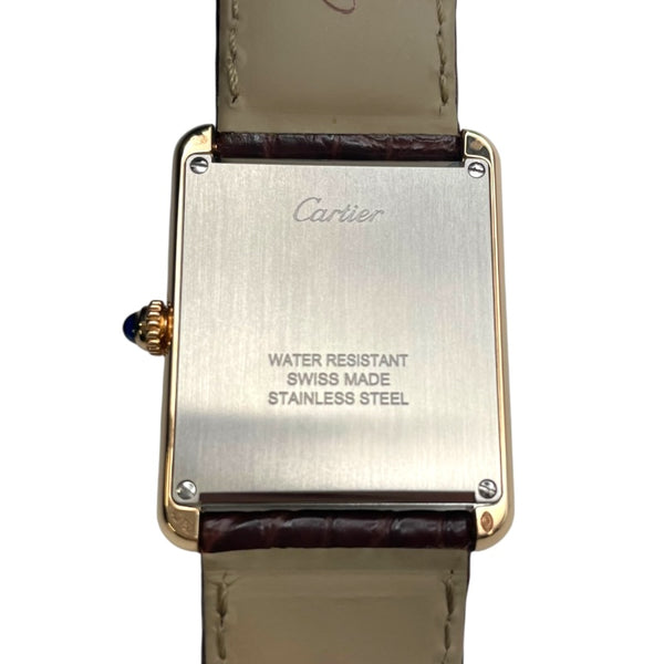 カルティエ Cartier タンクソロ LM W5200025 ホワイト K18PG/SS メンズ 腕時計