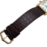カルティエ Cartier タンクソロ LM W5200025 ホワイト K18PG/SS メンズ 腕時計