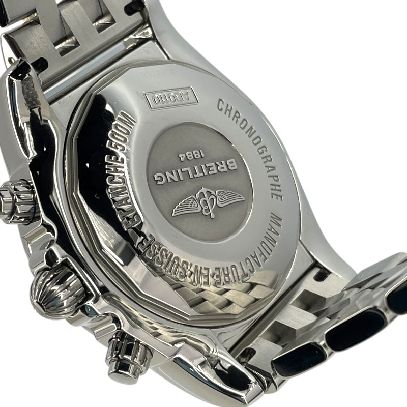 ブライトリング BREITLING クロノマット44 AB0110 シルバー/ホワイト SS 自動巻き メンズ 腕時計