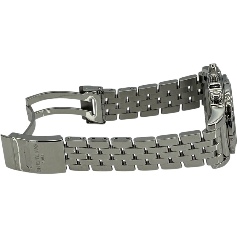 ブライトリング BREITLING クロノマット44 AB0110 シルバー/ホワイト SS 自動巻き メンズ 腕時計