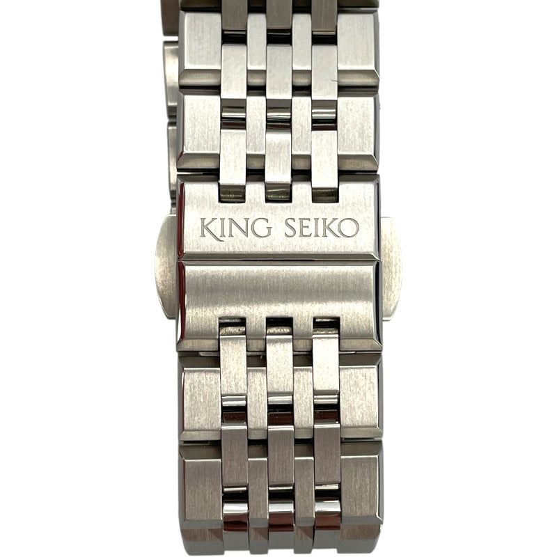 セイコー SEIKO キングセイコー ウォッチサロン専用モデル SDKA007 ブラック SS メンズ 腕時計