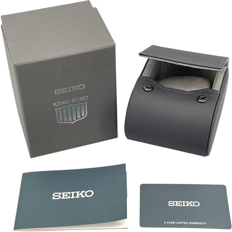 セイコー SEIKO キングセイコー ウォッチサロン専用モデル SDKA007 ブラック SS メンズ 腕時計