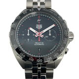 タグ・ホイヤー TAG HEUER フラグメントデザイン キャリバーホイヤー02 クロノグラフ CAZ201A.BA0641 ブラック SS 自動巻き メンズ 腕時計