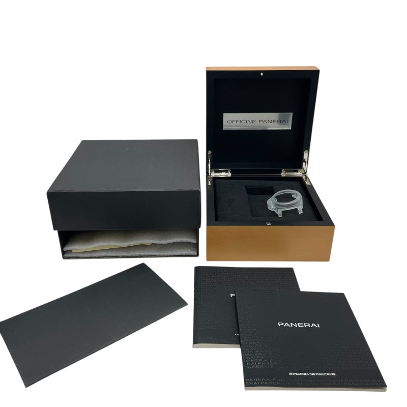 パネライ PANERAI ルミノール ベース ロゴ 3デイズ アッチャイオ PAM00774 ブラック SS メンズ 腕時計