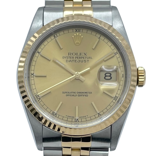 ロレックス ROLEX デイトジャスト 16233 ゴールド K18/SS メンズ 腕時計
