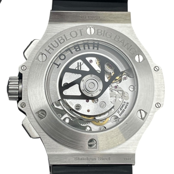 ウブロ HUBLOT ビッグバン スティール 301.SX.1170.RX ブラック SS 自動巻き メンズ 腕時計