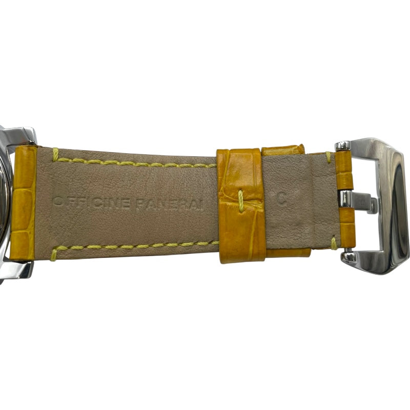 パネライ PANERAI ルミノールマリーナ PAM00111 ブラック SS メンズ 腕時計