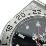 ロレックス ROLEX エクスプローラー2 16570 ブラック SS 自動巻き メンズ 腕時計