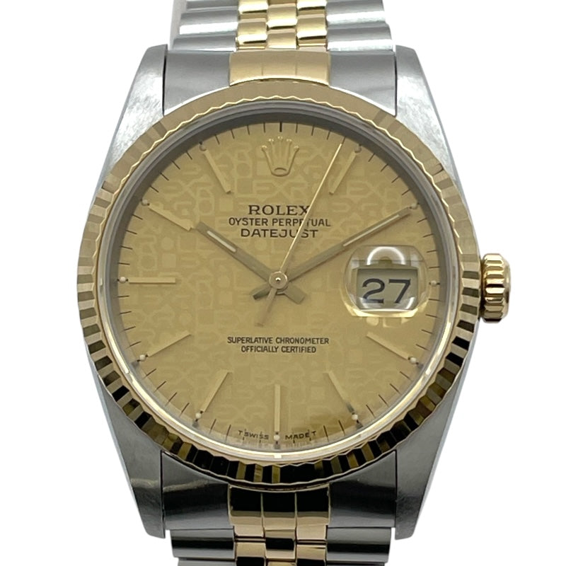 ロレックス ROLEX デイトジャスト プリコン 16233 ゴールド K18/SS 自動巻き メンズ 腕時計