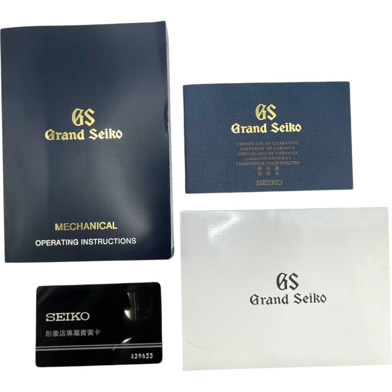 グランドセイコー Grand Seiko メカニカルハイビート アジア150本限定 SBGH047G ホワイト SS メンズ 腕時計
