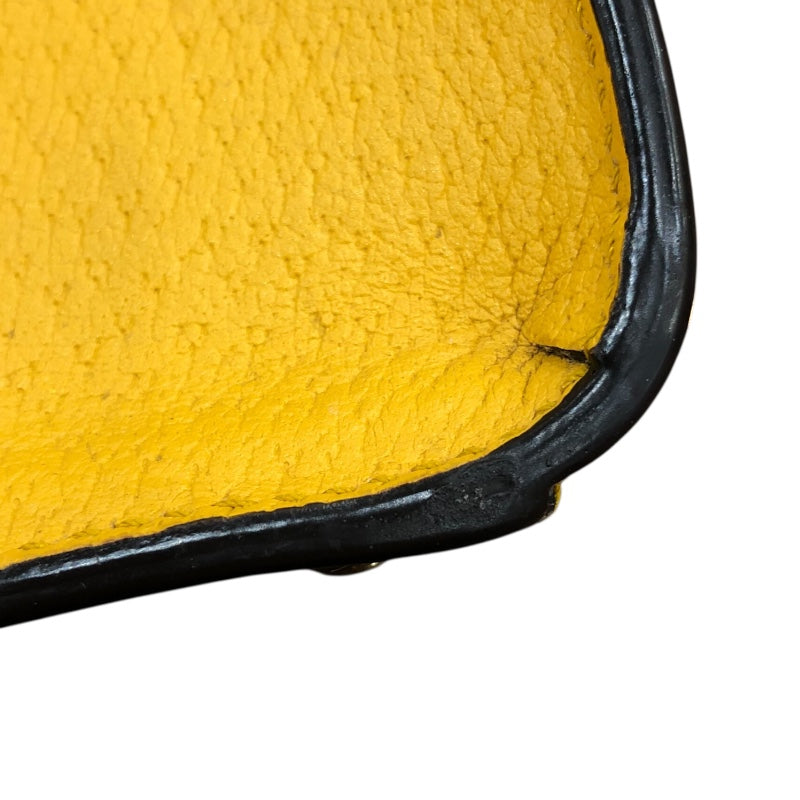 グッチ GUCCI ダイアナスモール　トートバッグ 702732 イエロー　GD金具 カーフ レザー 、バンブー レディース ショルダーバッグ