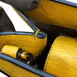 グッチ GUCCI ダイアナスモール　トートバッグ 702732 イエロー　GD金具 カーフ レザー 、バンブー レディース ショルダーバッグ