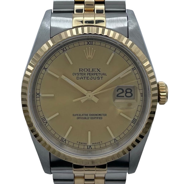 ロレックス ROLEX デイトジャスト 16233 ゴールド K18/SS メンズ 腕時計