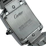 カルティエ Cartier タンクフランセーズ SM W51008Q3 アイボリー SS クオーツ レディース 腕時計