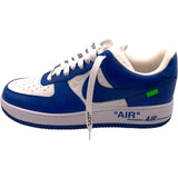 ルイ・ヴィトン LOUIS VUITTON ×NIKE Air Force 1 Low 1A9VA0 ブルー/ホワイト レザー メンズ スニーカー
