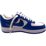 ルイ・ヴィトン LOUIS VUITTON ×NIKE Air Force 1 Low 1A9VA0 ブルー/ホワイト レザー メンズ スニーカー