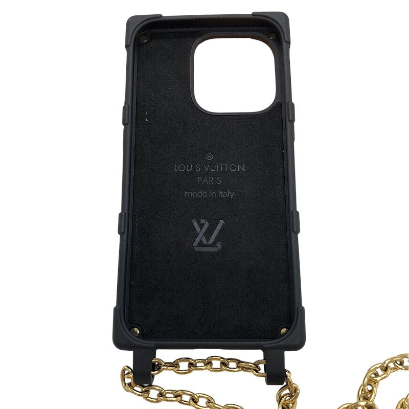 ルイ・ヴィトン LOUIS VUITTON リ・トランク iPhone14Pro M81997 ブラック レディース その他小物