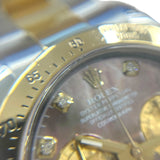 ロレックス ROLEX コスモグラフ デイトナ ブラックシェル 116523NG ブラックシェル×ゴールド K18YG/SS メンズ 腕時計