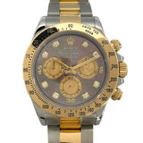 ロレックス ROLEX コスモグラフ デイトナ ブラックシェル 116523NG ブラックシェル×ゴールド K18YG/SS メンズ 腕時計