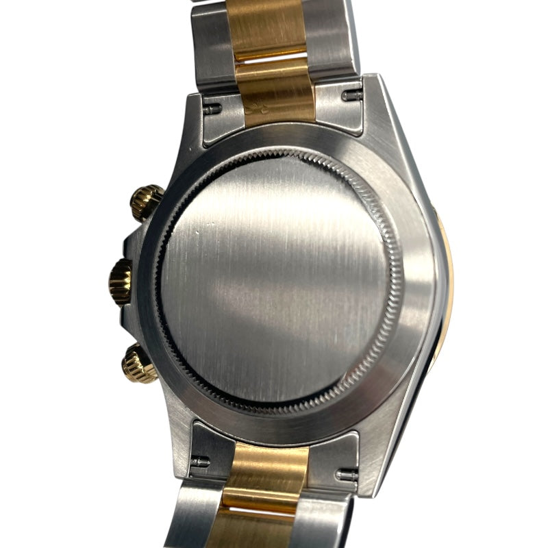 ロレックス ROLEX コスモグラフ デイトナ ブラックシェル 116523NG ブラックシェル×ゴールド K18YG/SS メンズ 腕時計