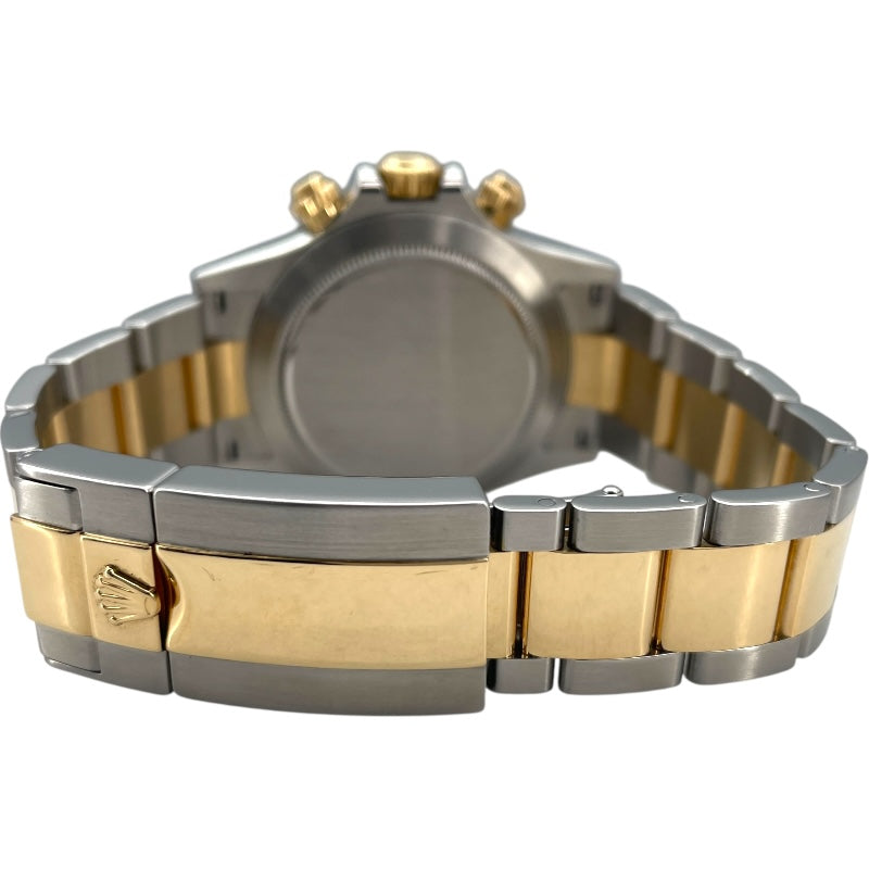 ロレックス ROLEX コスモグラフ デイトナ ブラックシェル 116523NG ブラックシェル×ゴールド K18YG/SS メンズ 腕時計