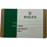 ロレックス ROLEX デイトジャスト 178240 ブラック SS 自動巻き ユニセックス 腕時計