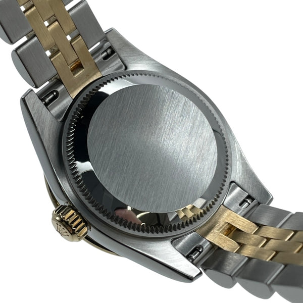 ロレックス ROLEX デイトジャスト26 179383G ブラック K18/SS 自動巻き レディース 腕時計