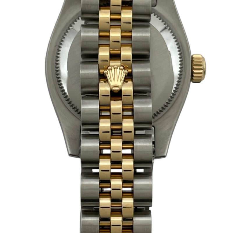 ロレックス ROLEX デイトジャスト26 179383G ブラック K18/SS 自動巻き レディース 腕時計