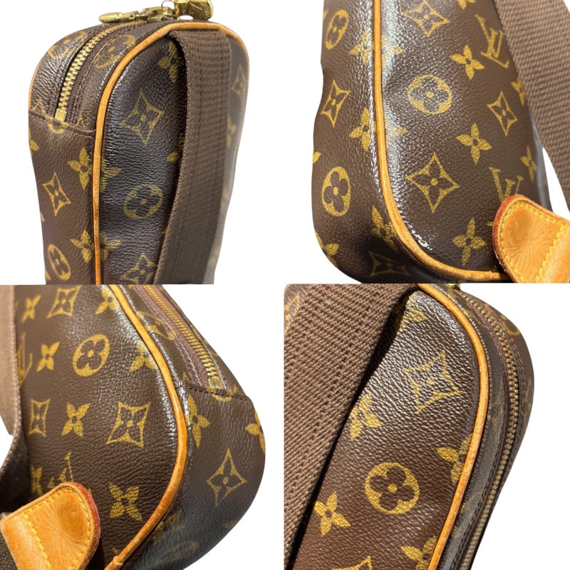 ルイ・ヴィトン LOUIS VUITTON ポシェット・ガンジュ M51870 ブラウン モノグラム レディース ショルダーバッグ