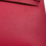 エルメス HERMES ケリー28 外縫い Z刻 ローズエクストリーム シルバー金具 マダム レディース ハンドバッグ ショルダーバッグ