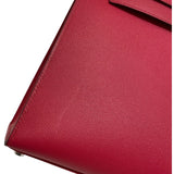 エルメス HERMES ケリー28 外縫い Z刻 ローズエクストリーム シルバー金具 マダム レディース ハンドバッグ ショルダーバッグ