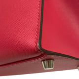 エルメス HERMES ケリー28 外縫い Z刻 ローズエクストリーム シルバー金具 マダム レディース ハンドバッグ ショルダーバッグ