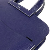 エルメス HERMES アルザン31 C刻 ブルーアンクル シルバー金具 トリヨンクレマンス レディース ハンドバッグ ショルダーバッグ