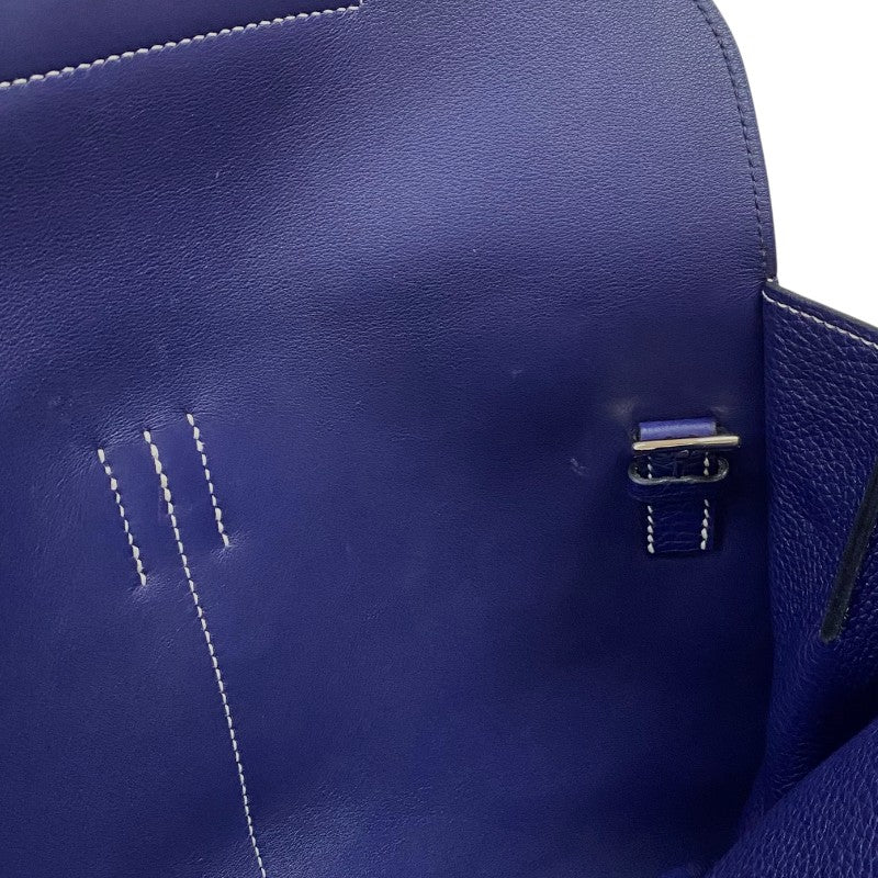 エルメス HERMES アルザン31 C刻 ブルーアンクル シルバー金具 トリヨンクレマンス レディース ハンドバッグ ショルダーバッグ