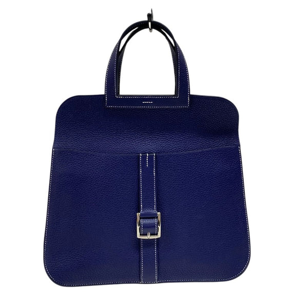 エルメス HERMES アルザン31 C刻 ブルーアンクル シルバー金具 トリヨンクレマンス レディース ハンドバッグ ショルダーバッグ