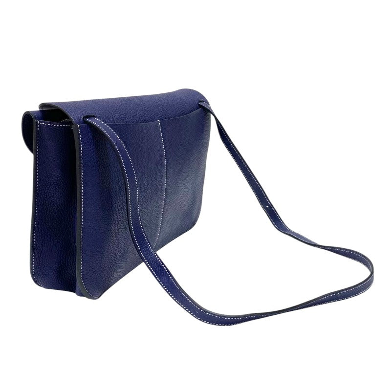 エルメス HERMES アルザン31 C刻 ブルーアンクル シルバー金具 トリヨンクレマンス レディース ハンドバッグ ショルダーバッグ