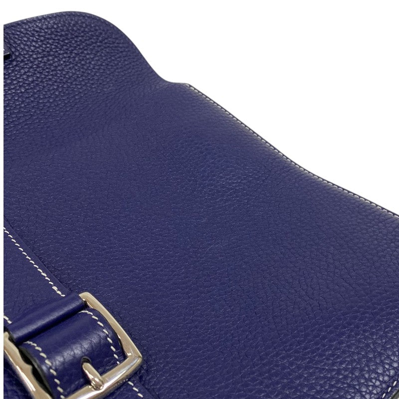エルメス HERMES アルザン31 C刻 ブルーアンクル シルバー金具 トリヨンクレマンス レディース ハンドバッグ ショルダーバッグ
