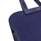 エルメス HERMES アルザン31 C刻 ブルーアンクル シルバー金具 トリヨンクレマンス レディース ハンドバッグ ショルダーバッグ
