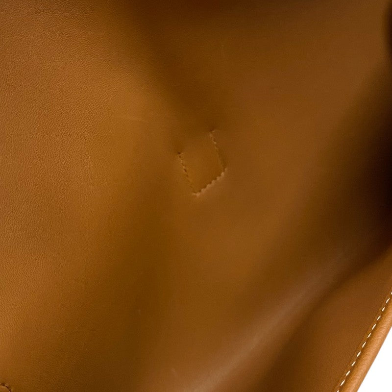 エルメス HERMES ジジェエラン29 D刻 ゴールド エバーカラー レディース クラッチバッグ