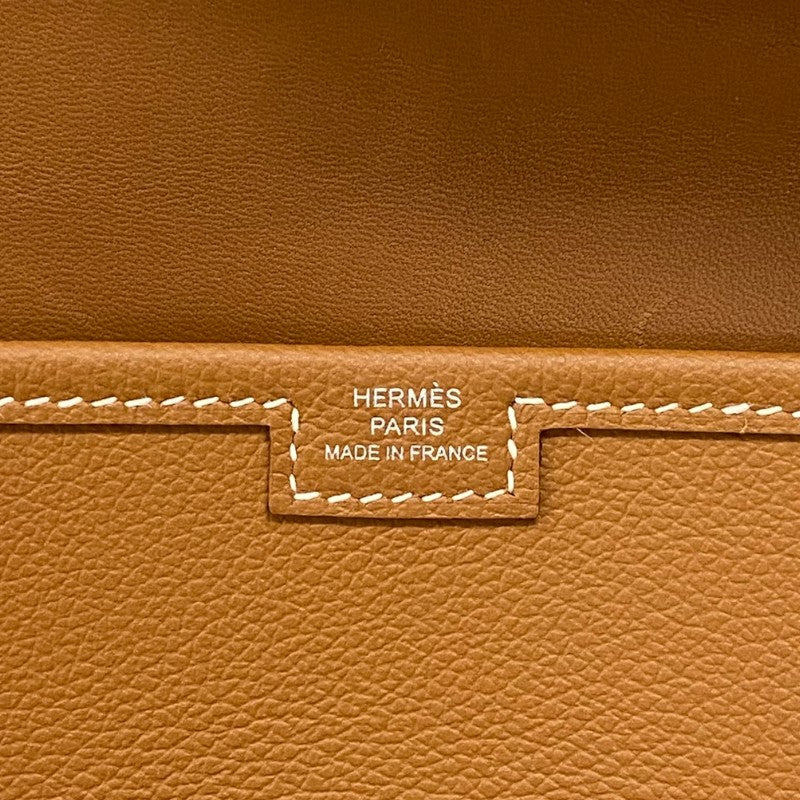 エルメス HERMES ジジェエラン29 D刻 ゴールド エバーカラー レディース クラッチバッグ
